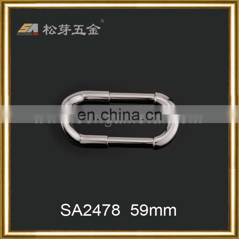 fashion style low price high quality oval buckle/speical buckle strap