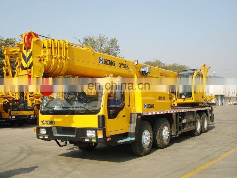 Best price 50Ton hydraulic Truck Crane QY50KA  for sale