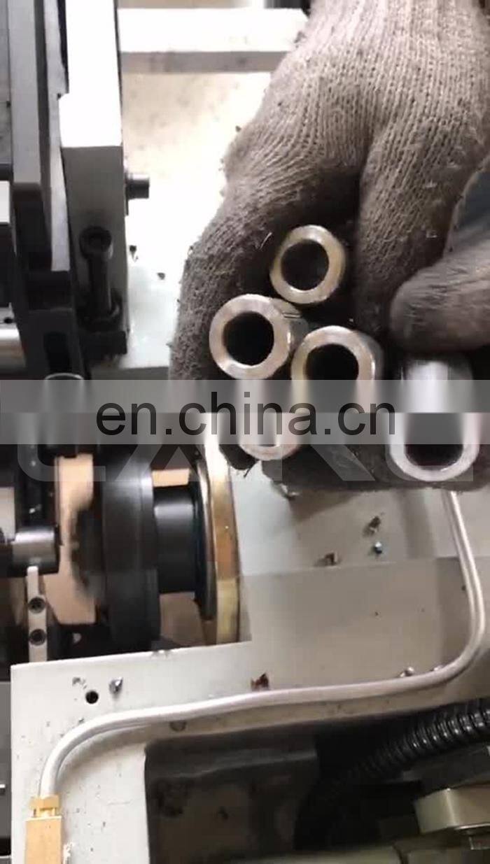 Automatic pneumatic chamfer machine of double end for steel pipes/tubes/rods