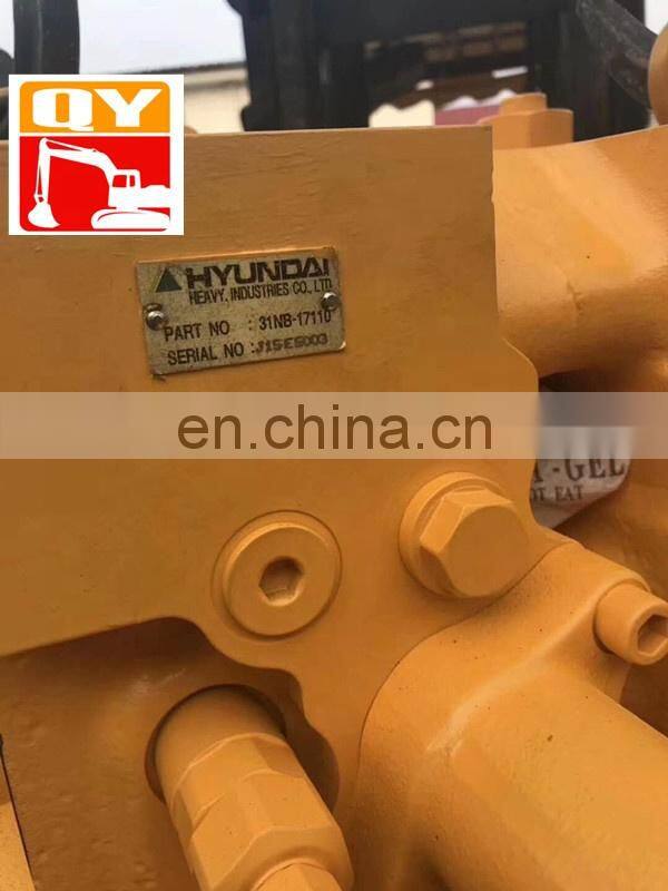 main control valve  hydraulic valve 31NB-19110 31NB-17110 for R450-7 from Jining Qianyu company