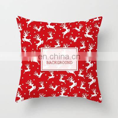 1PCS Custom Made Merry Christmas Happy New Year Cushion Cover