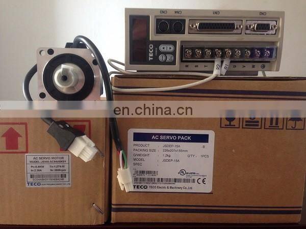 TECO servo motor with drive JSMA-SC04ABK01+JSDEP-15A