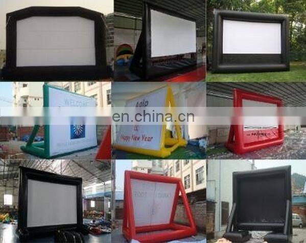 Advertising Inflatable Movie Rear Projection TV Screen Inflatable Cinema Theater Screen On Sale