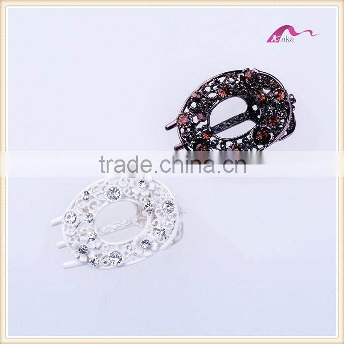 Vintage Women Decorative Crystal Hair Comb Clips Accessories