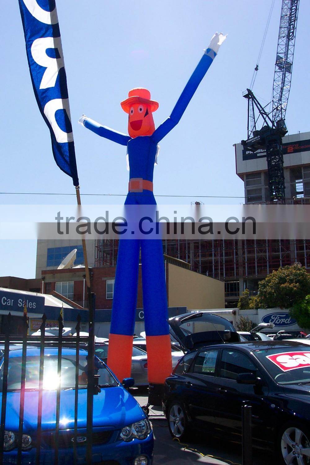 cheap outdoor Advertising costume inflatable car air dancer