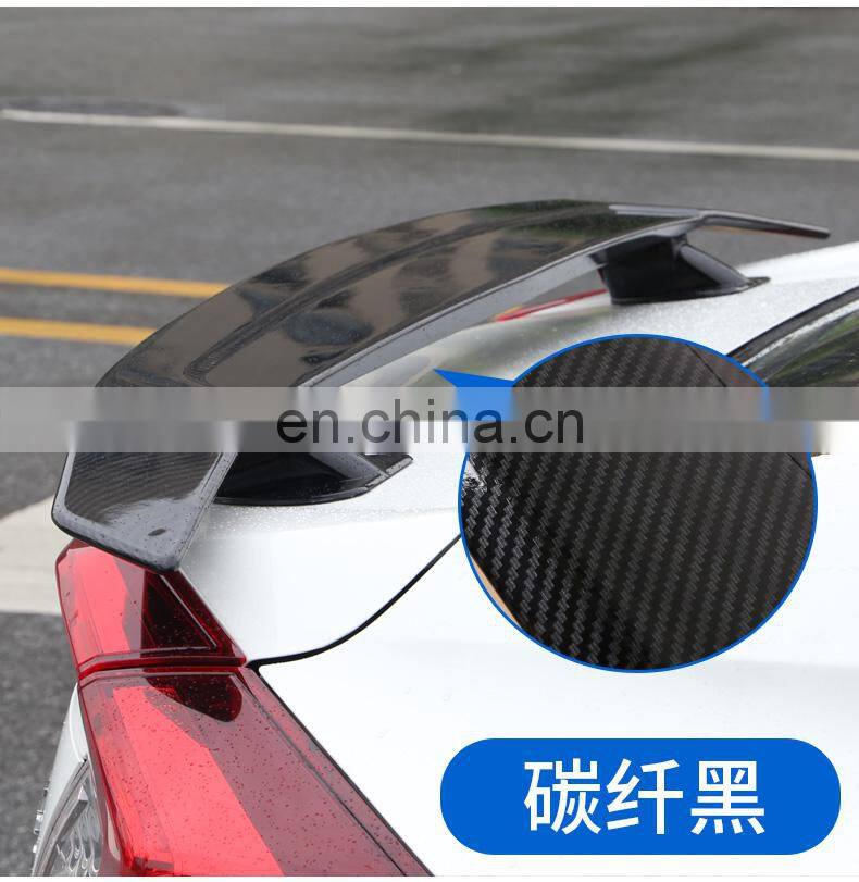 New design style carbon fiber trunk spoiler wing car exterior accessories trim universal tail