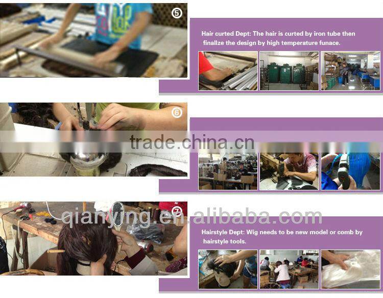 Cheap fashion synthetic ox horn Halloween carnival party wig