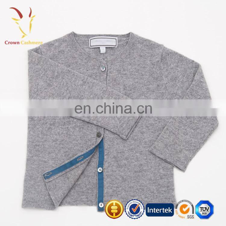 Custom Varsity Kids Girls Cardigans Sweaters Big Knitted