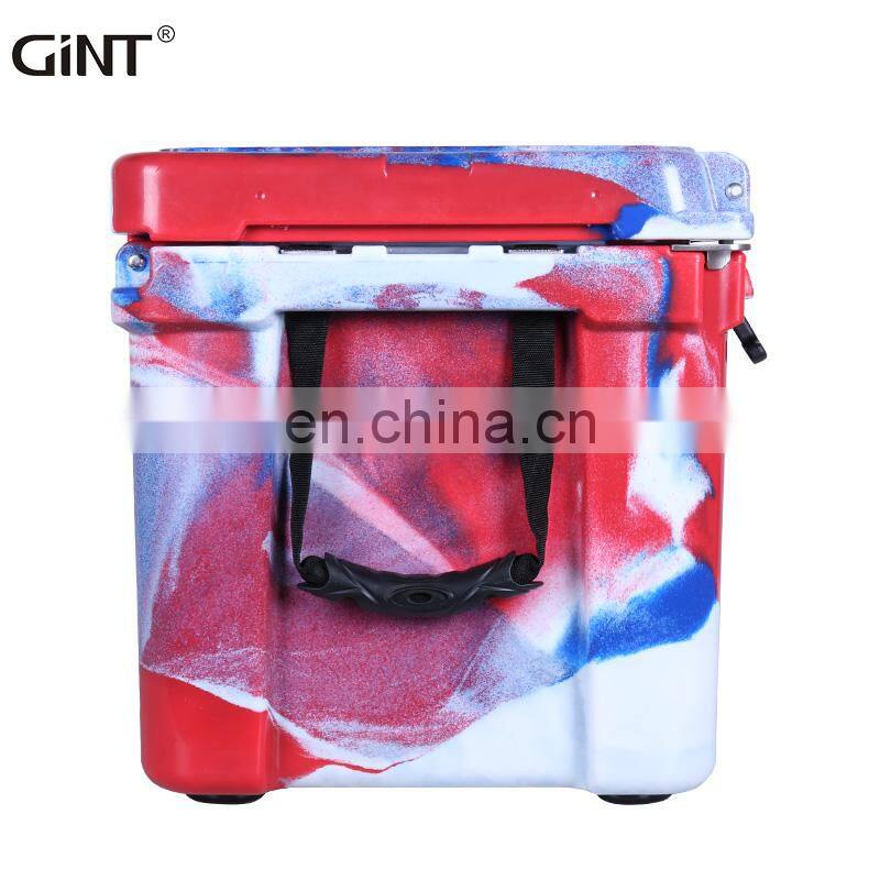 2021 Gint Rotational mould Popular 35QT 45QT PU Cooler box insulated Cooler with handle double wall Customized