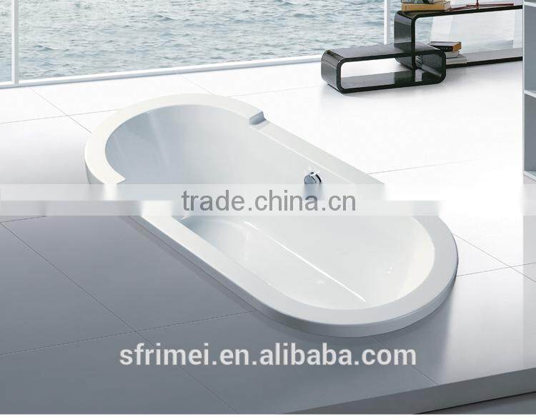 Low Price White Acrylic European Style Soaking Bathtub For Sale