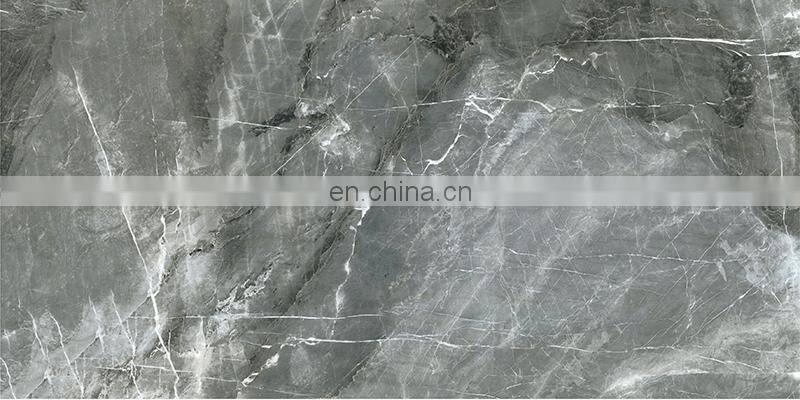 Polished glossy or matt dark color black floor tile big size porcelain tile