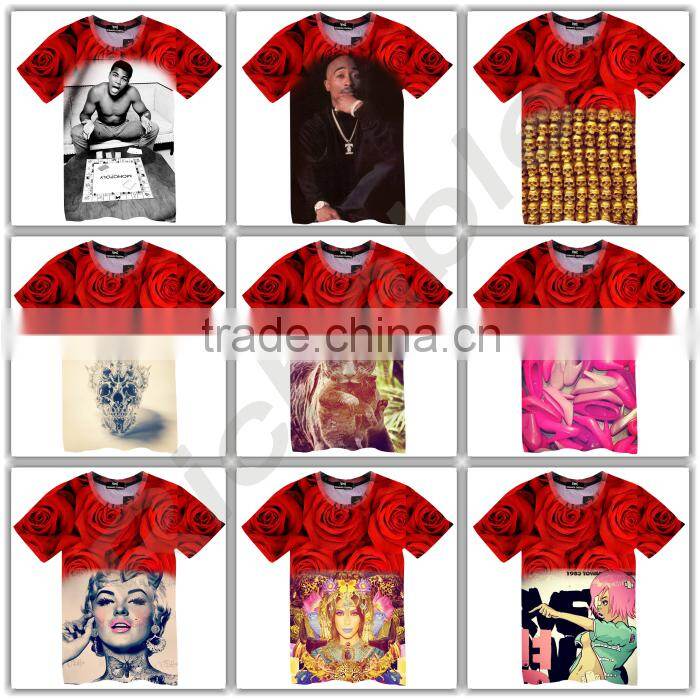 TS1006 2016 Fashion Printed T Shirt