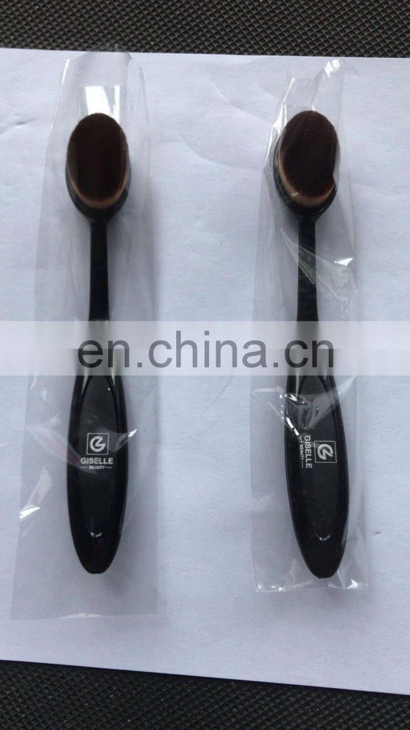 High quality toothbrush shape single professional foundation coloring uniform multi-purpose high-gloss easy makeup brush