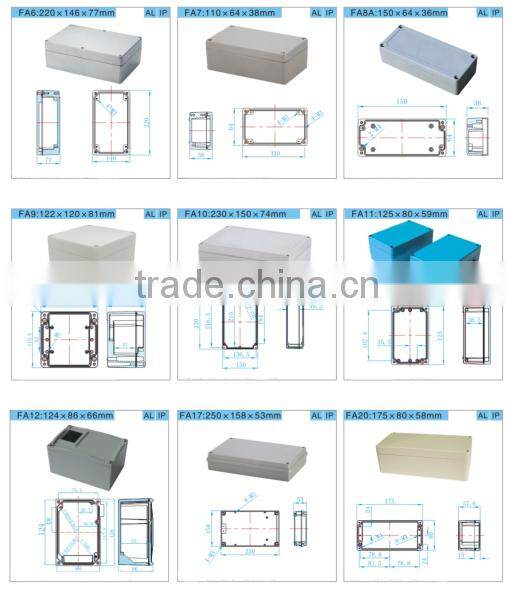 hot selling popular exporter reasonable price aluminum project enclosure