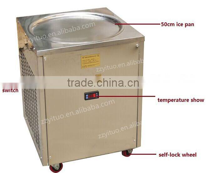 Good Feedback and Fashionable Design Stir Ice Cream Roll Machine