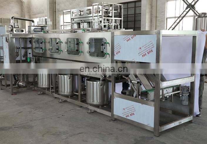 Automatic 5 gallon drinking water making equipment/ pure water bottling machine/mineral water filling plant price