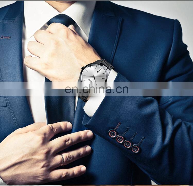 SKMEI 9140 Mens Stainless Steel Metal Belt Current Watches Man Japan Quartz Calendar Watch Men Luxury