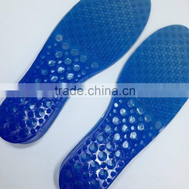 (MAN) two layer height increases insole reuasable soft gel insoles