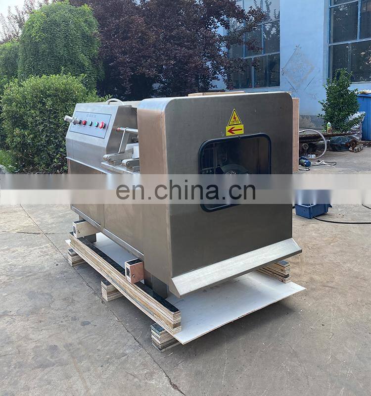 Industrial Use Meat Dicer Machine Restaurant / Frozen Meat Dicing Cube Cutter Machine