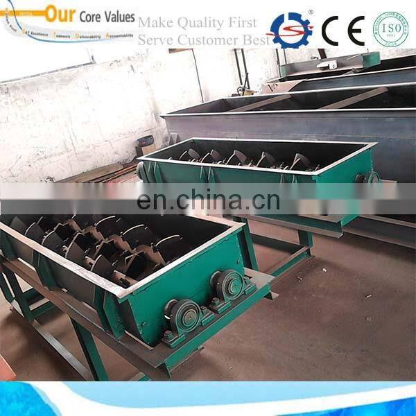 High efficient Double shaft paddle feed mixer/twin shaft concrete mixer With ISO & CE