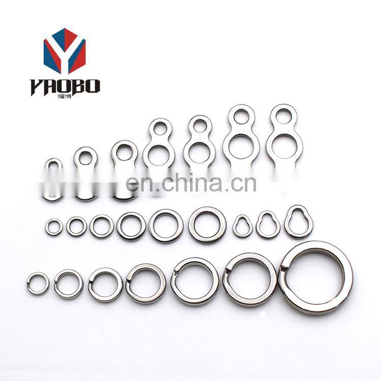 More New Style Fishing Split Promotion Keychain Ring For Key Chain Holder