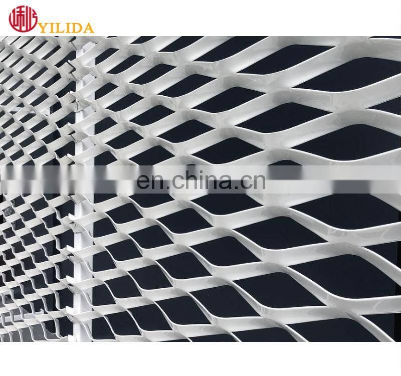 PVDF decoration aluminum expanded metal mesh