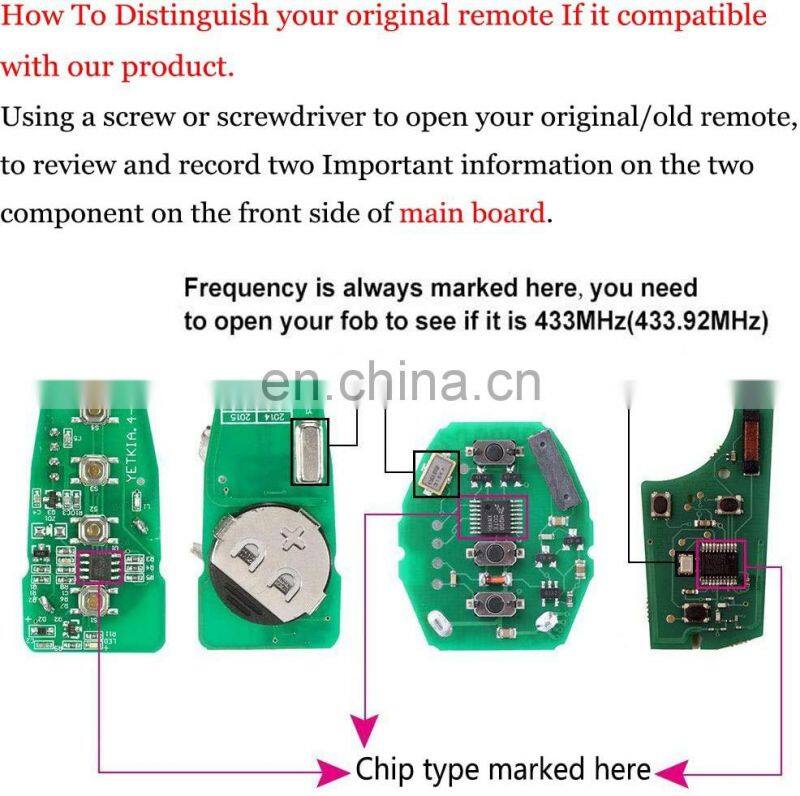 433mhz remote control Wireless elevator remote control Key remote copy