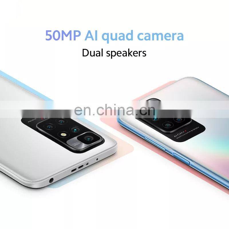 red mi 10 Mobile Phones In Stock 50MP AI quad camera 90Hz FHD+ display Cell Phones Red mi 10 Phones
