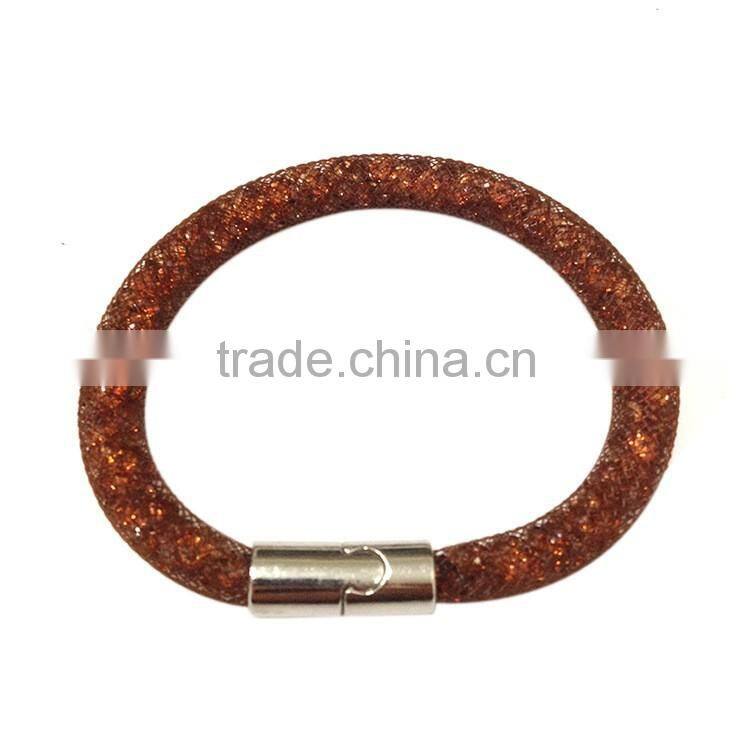 Hot sale Stardust Bracelet With Crystal stones Filled Magnetic Clasp Charm Bracelets Bangles