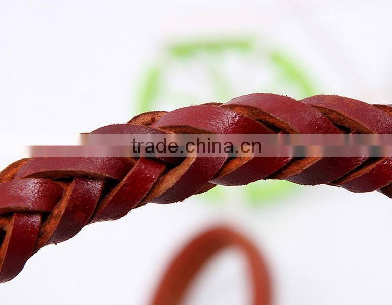 manufacturer supply high quality leather pet leash lead big dog