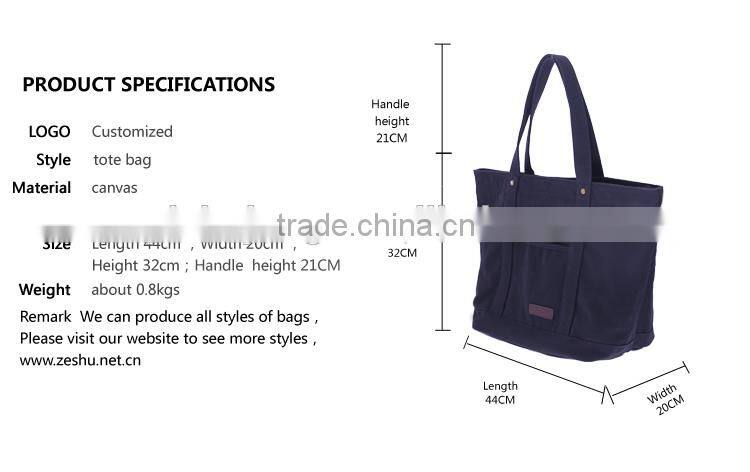 custom large utility shopping tote bag