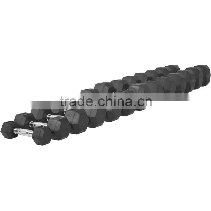Hex Rubber Dumbbell 2kg-32.5kg