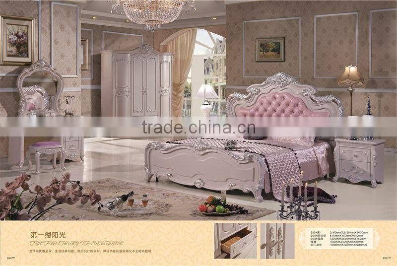 cheap bedroom sets European design made in China
