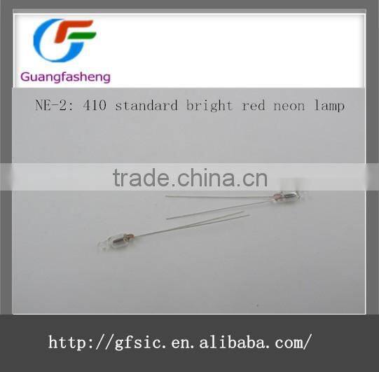 NE-2: 410 standard bright red neon lamp