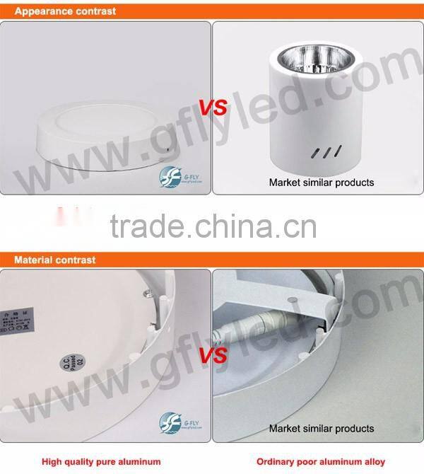 24w China round lighting led surface mounted panel light CE ROHS certificate