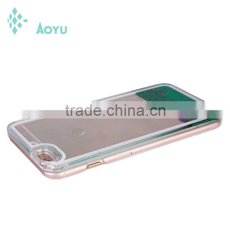 Clear Quicksand Glitter Star Case Liquid Sand Mobile Phone Case For Iphone 6