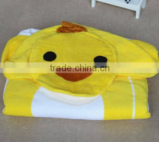 Pure Cotton Children Bath Towel Cute Cartoon Kids Bathrobe Ainmal Baby Bathing Suits