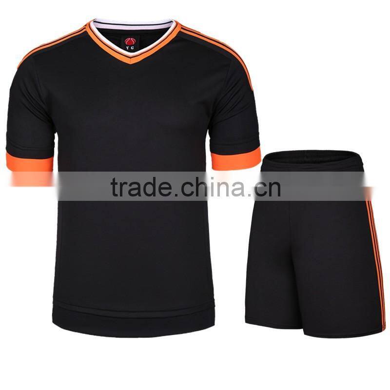 2016 new arrivel hotsale factory price sportswear real customized soccer football jersey