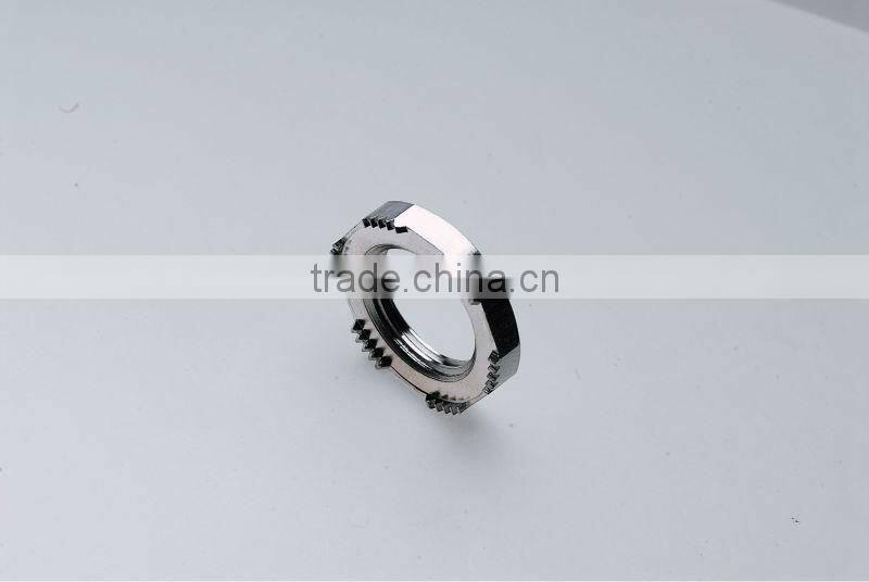 M12 IP68 stainless steel nickel plated connector Nut