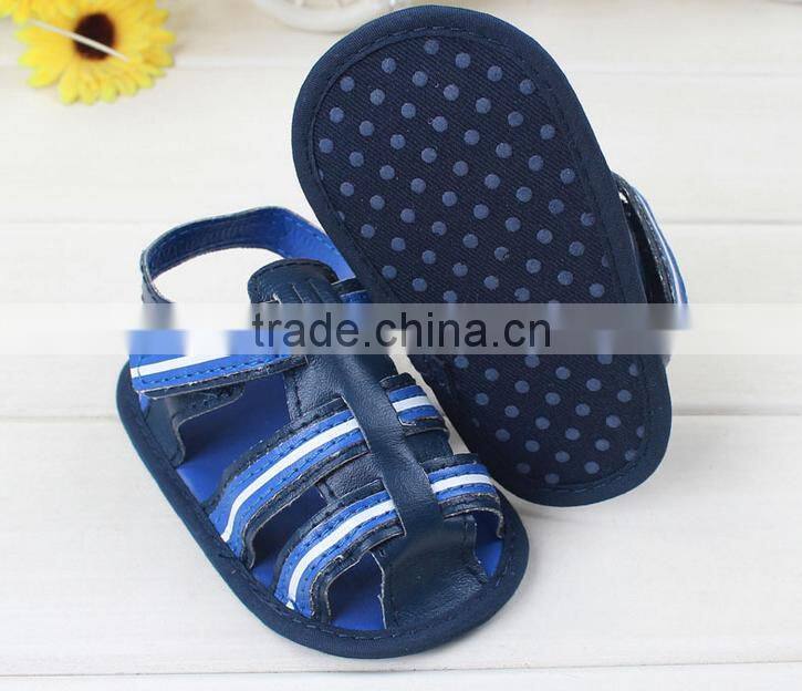 Foreign trade leather baby soft bottom hollow sandals comfortable baby toddler shoes