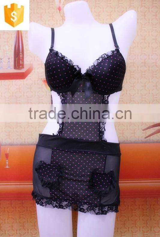 extreme hot sexy lingerie , stiff mesh fabric Ladies Sleepwear,baby doll fashion lace open transparent