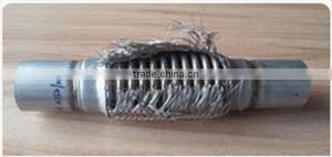 43mm ID Car exhaust system accessory flexible pipe with interlock