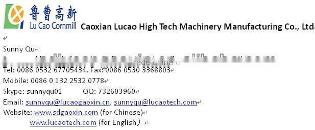 Automatic 6FW-8A China sifted maize flour milling machine for sale