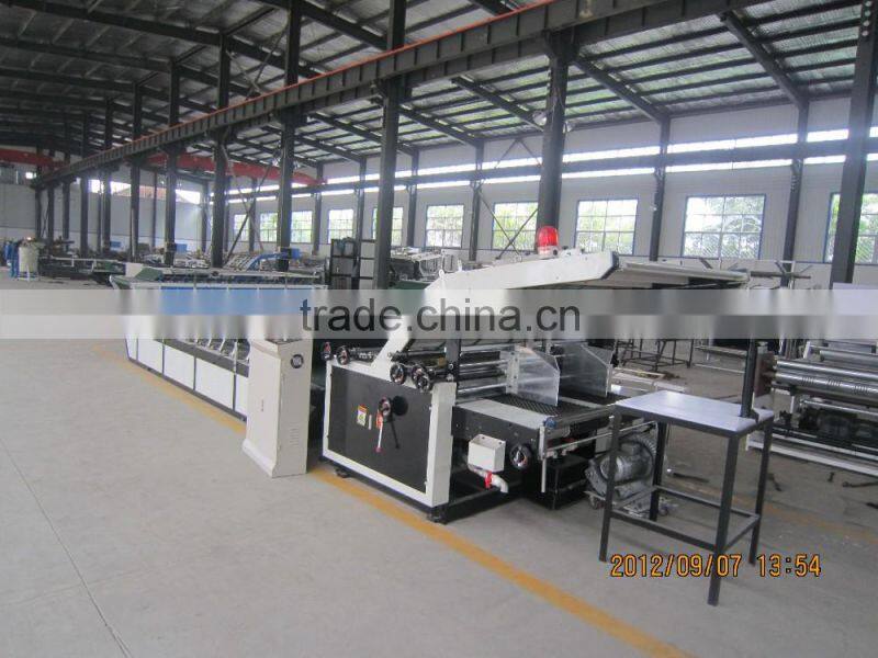 adsorb flute laminater machine