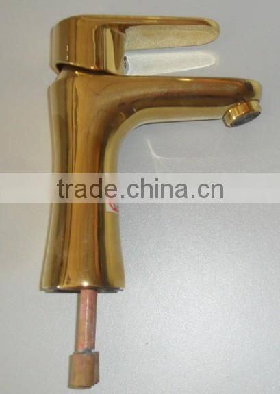 Antique brass bathroom faucet basin mixer tap watermark