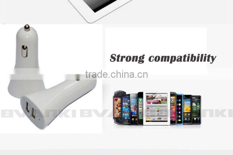 5V 2A 2ports latest Unique design dual function USB car charger with car battery tester CE approved usb car charger