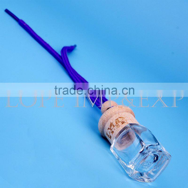 5ml Cubic Empty Hanging Car Perfume Bottle
