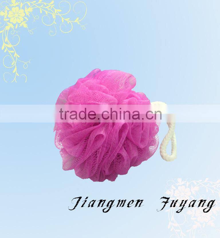 regular style beautiful bath ball bath puff cleaning balls