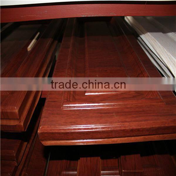European Style PVC Membrane MDF Cupboard Book Cabinet Kitchen Door Only