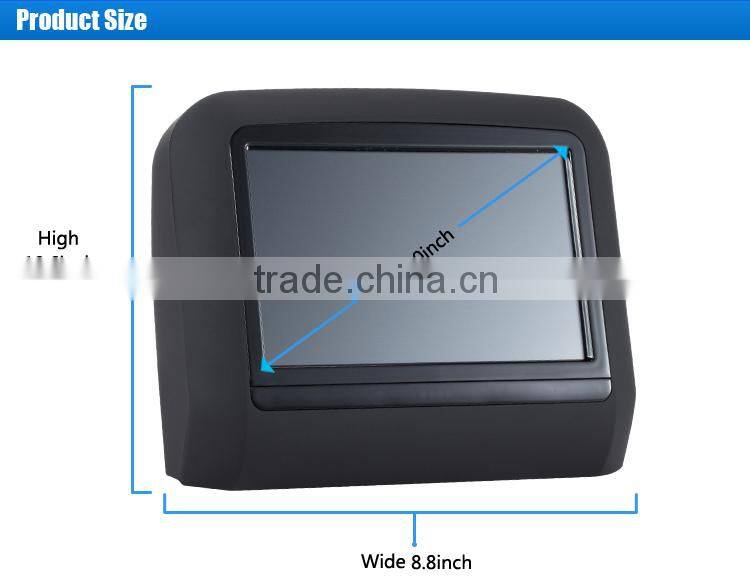 OEM/ODE design monitor Mercedes benz car headrest DVD video monitor